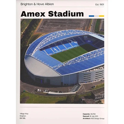 Premier League Stadion Poster
