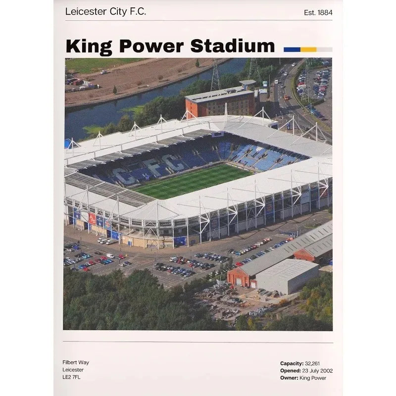 Premier League Stadion Poster