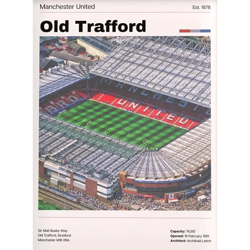 Premier League Stadion Poster