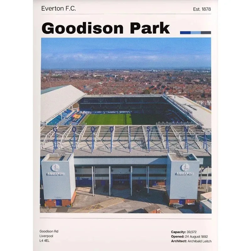 Premier League Stadion Poster