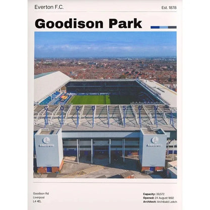 Premier League Stadion Poster