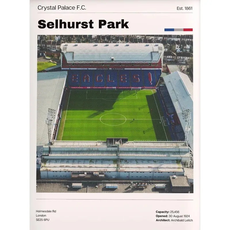 Premier League Stadion Poster