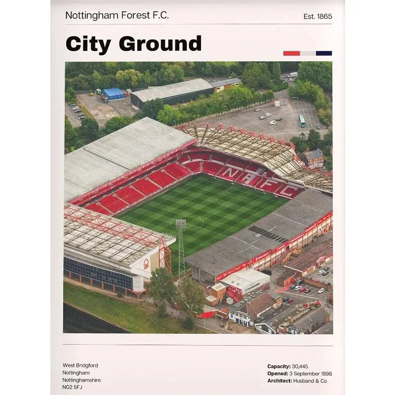 Premier League Stadion Poster