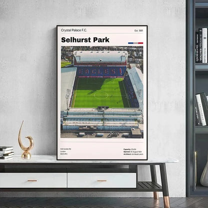 Premier League Stadion Poster