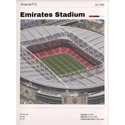 Premier League Stadion Poster