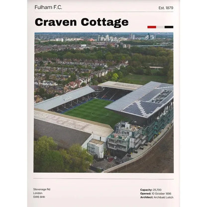 Premier League Stadion Poster